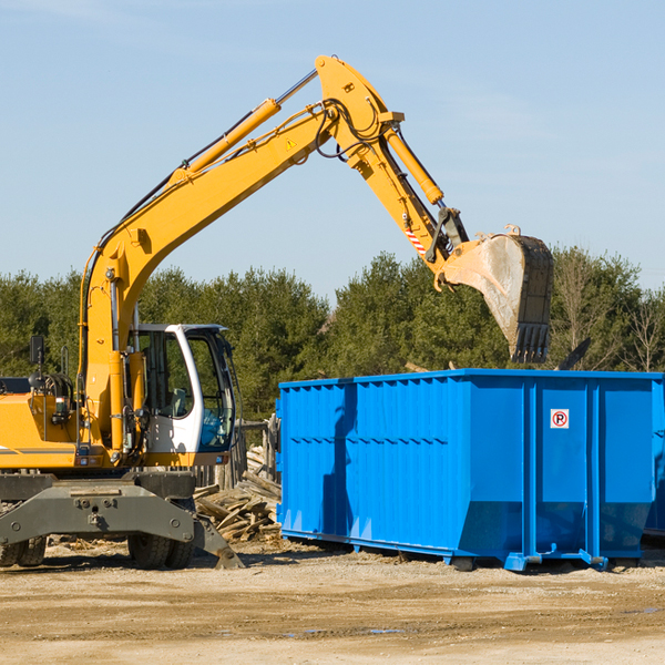 how many times can i have a residential dumpster rental emptied in Pine Valley WI